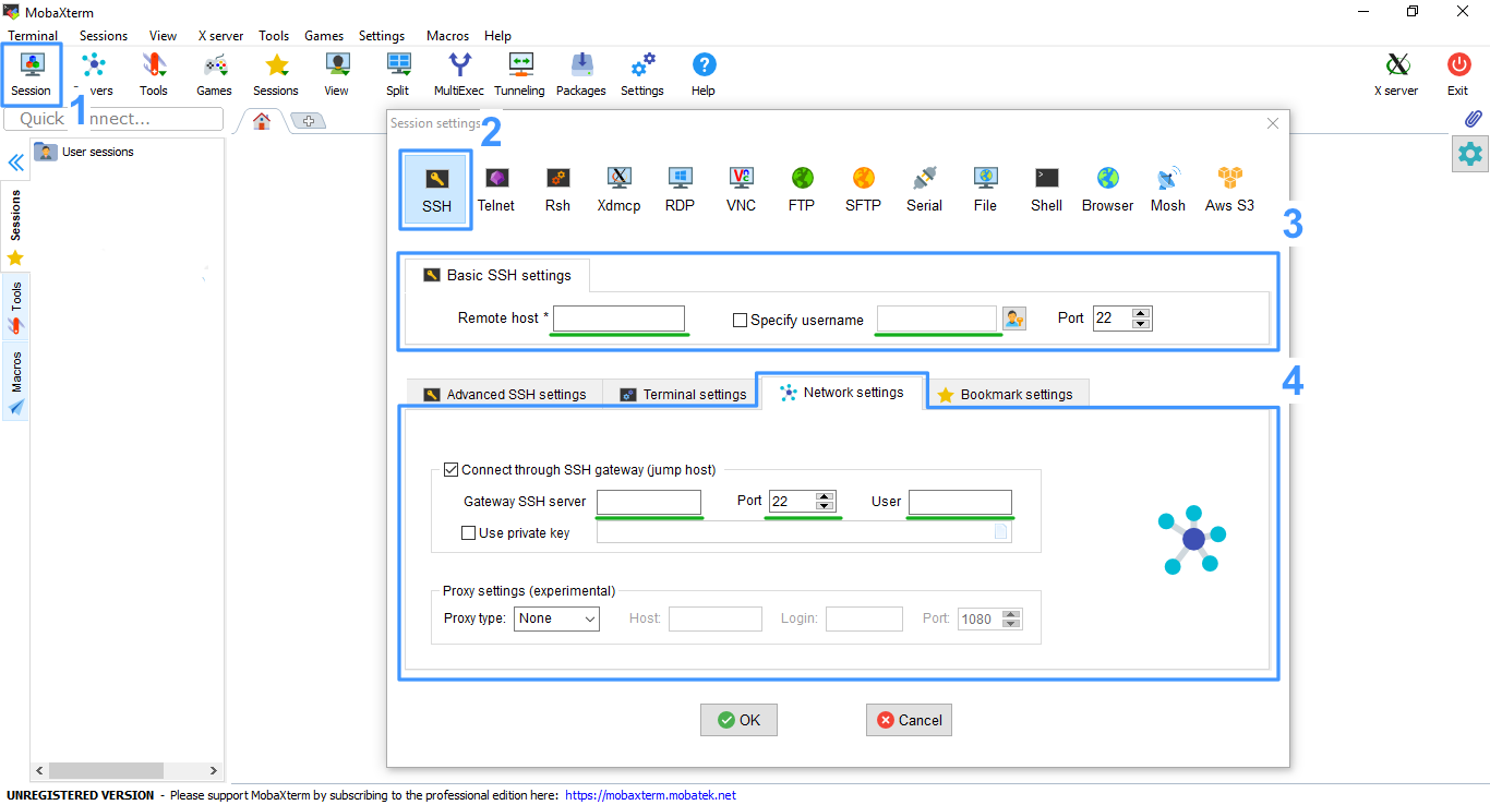 Visual Guide of MobaXterm - 1